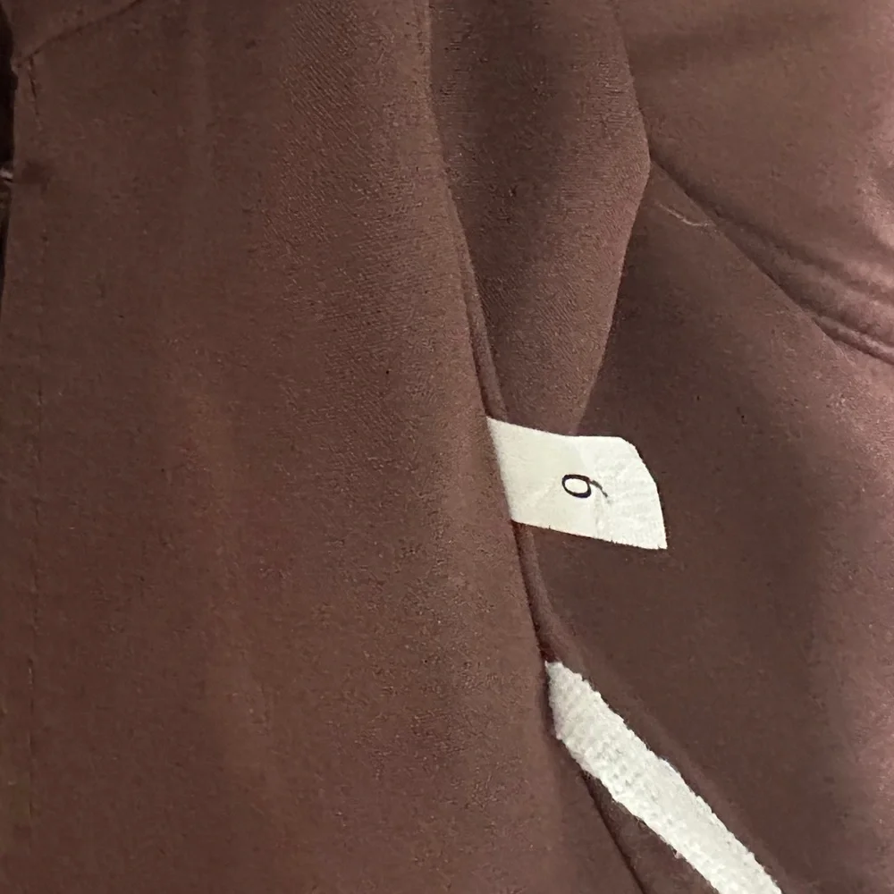 NWT, Elegant Chocolate Brown Strapless Dress With Scarf / Shoulder Cover‎